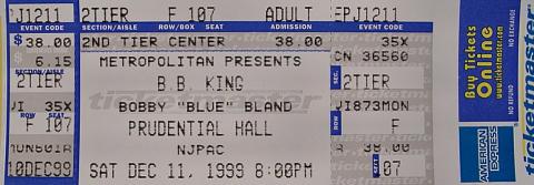 B.B. King Vintage Ticket