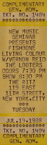 Fishbone Vintage Ticket