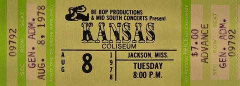 Kansas Vintage Ticket