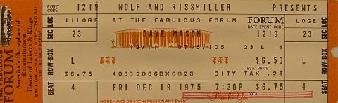 Dave Mason Vintage Ticket