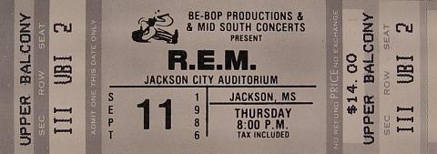 R.E.M. Vintage Ticket