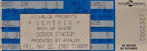 Genesis Vintage Ticket