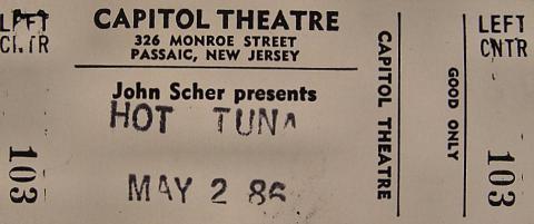Hot Tuna Vintage Ticket