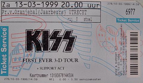 Kiss Vintage Ticket