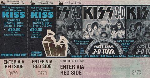 Kiss Vintage Ticket