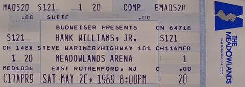 Jackson Browne Vintage Ticket