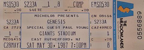Genesis Vintage Ticket