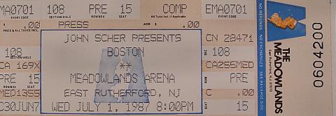 Boston Vintage Ticket