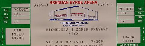 Styx Vintage Ticket