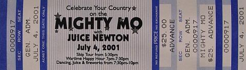 Mighty Mo Vintage Ticket