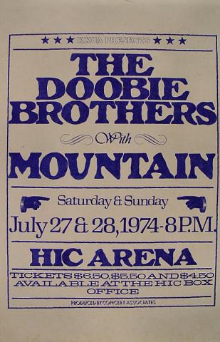 The Doobie Brothers Handbill