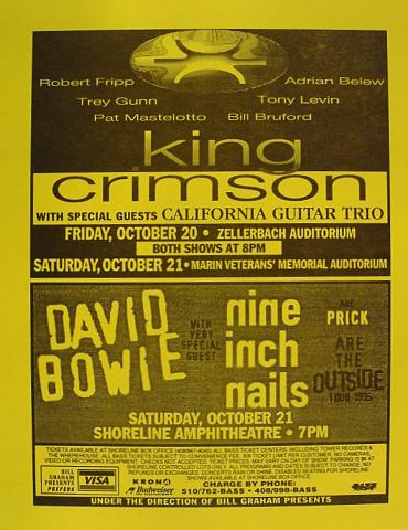 King Crimson Handbill