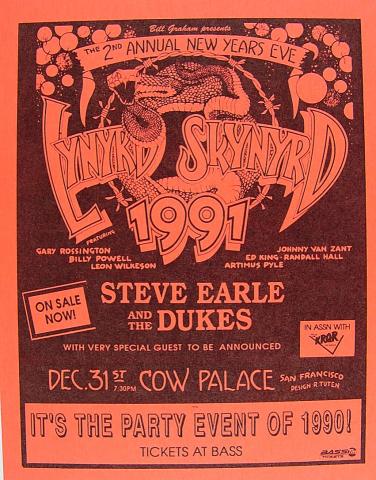 Lynyrd Skynyrd Handbill