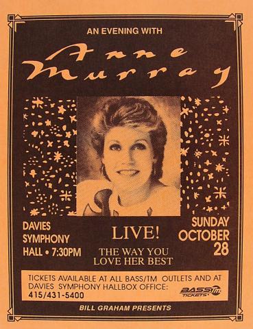 Anne Murray Handbill