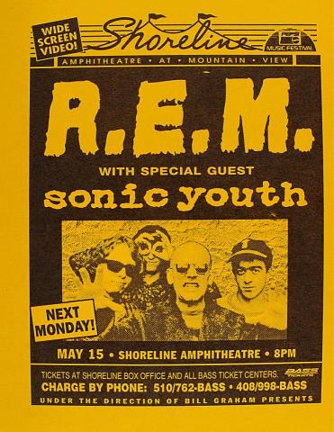 R.E.M. Handbill