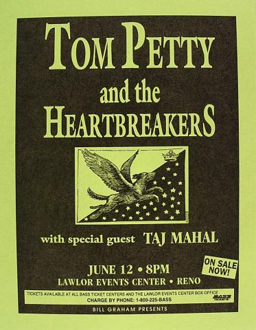 Tom Petty & the Heartbreakers Handbill