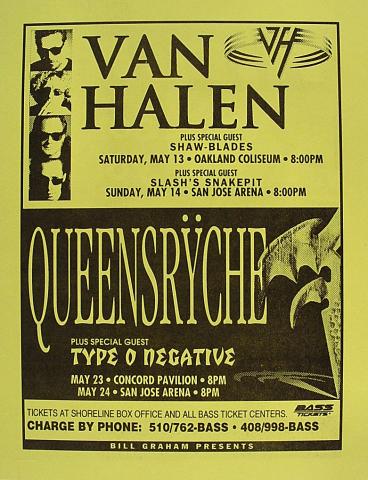 Van Halen Handbill