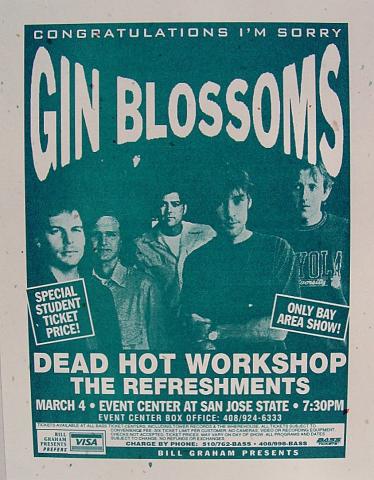 Gin Blossoms Handbill