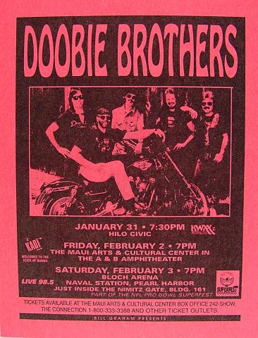 Doobie Brothers Handbill