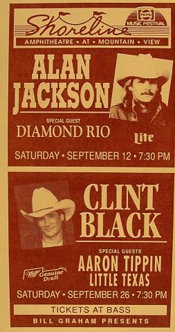Alan Jackson Handbill