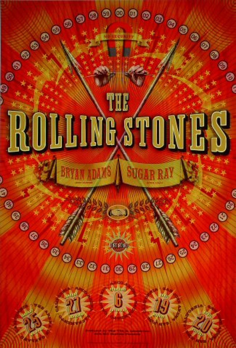 the rolling stones ポスター THE ROLLING STONES 2014 Official Poster TOKYO DOME JAPAN 2014