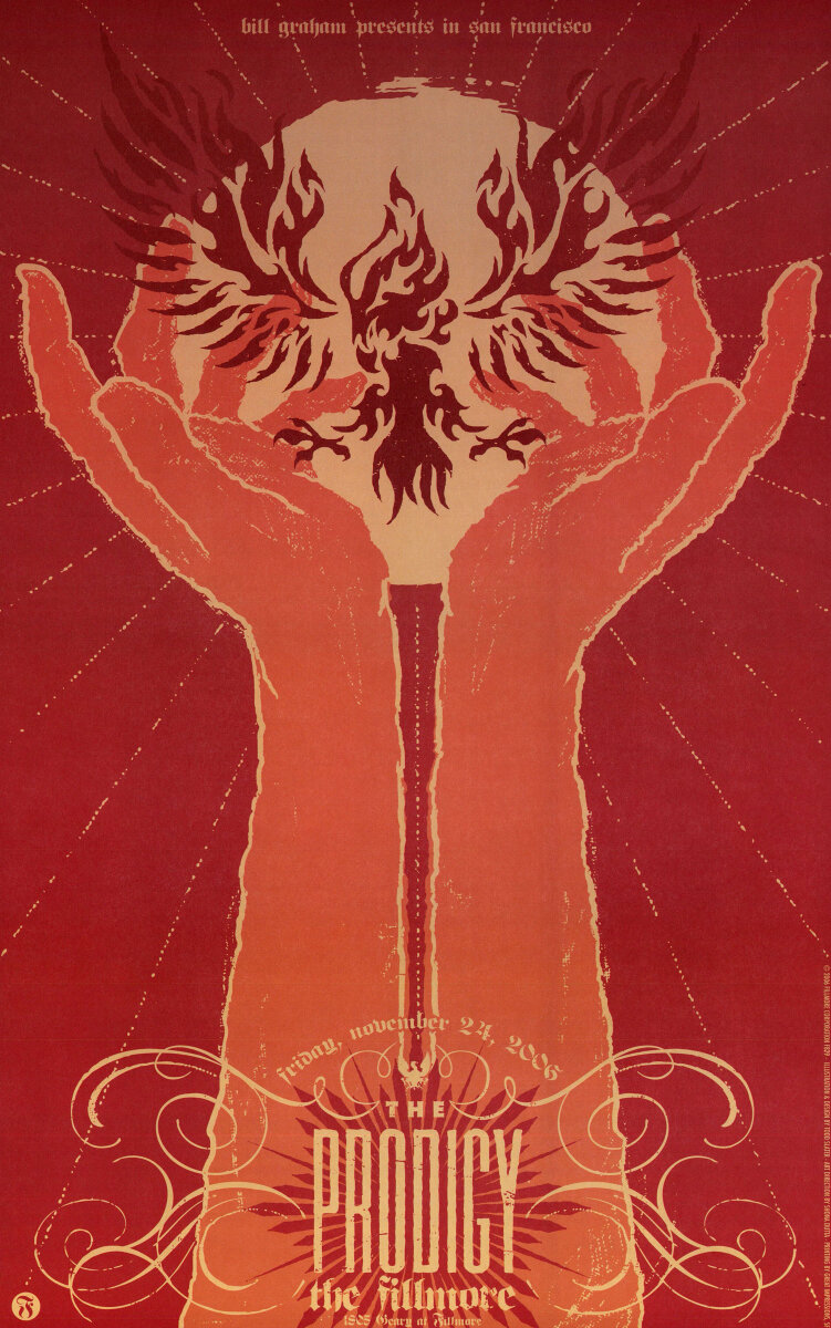 Prodigy Rapper Poster The Prodigy Vintage Concert Poster from Fillmore, Nov 24, 2006 at ...