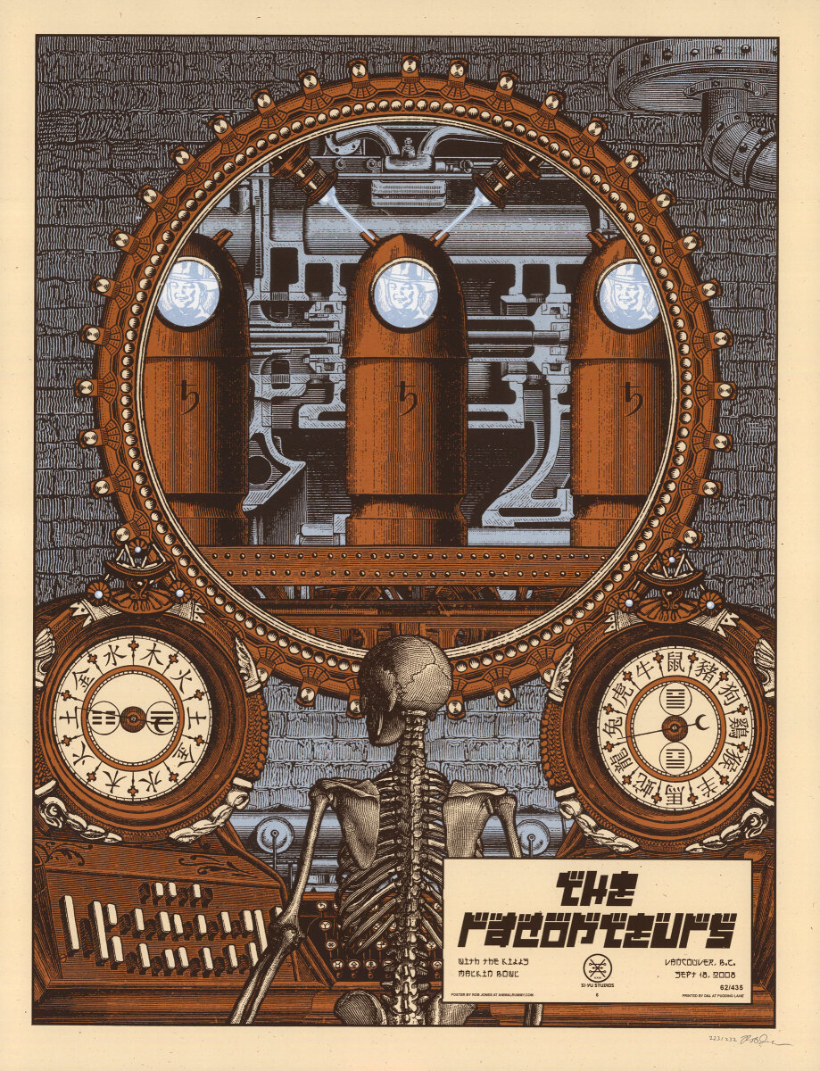 The Raconteurs Vintage Concert Silkscreen from Malkin Bowl, Sep 18 ...