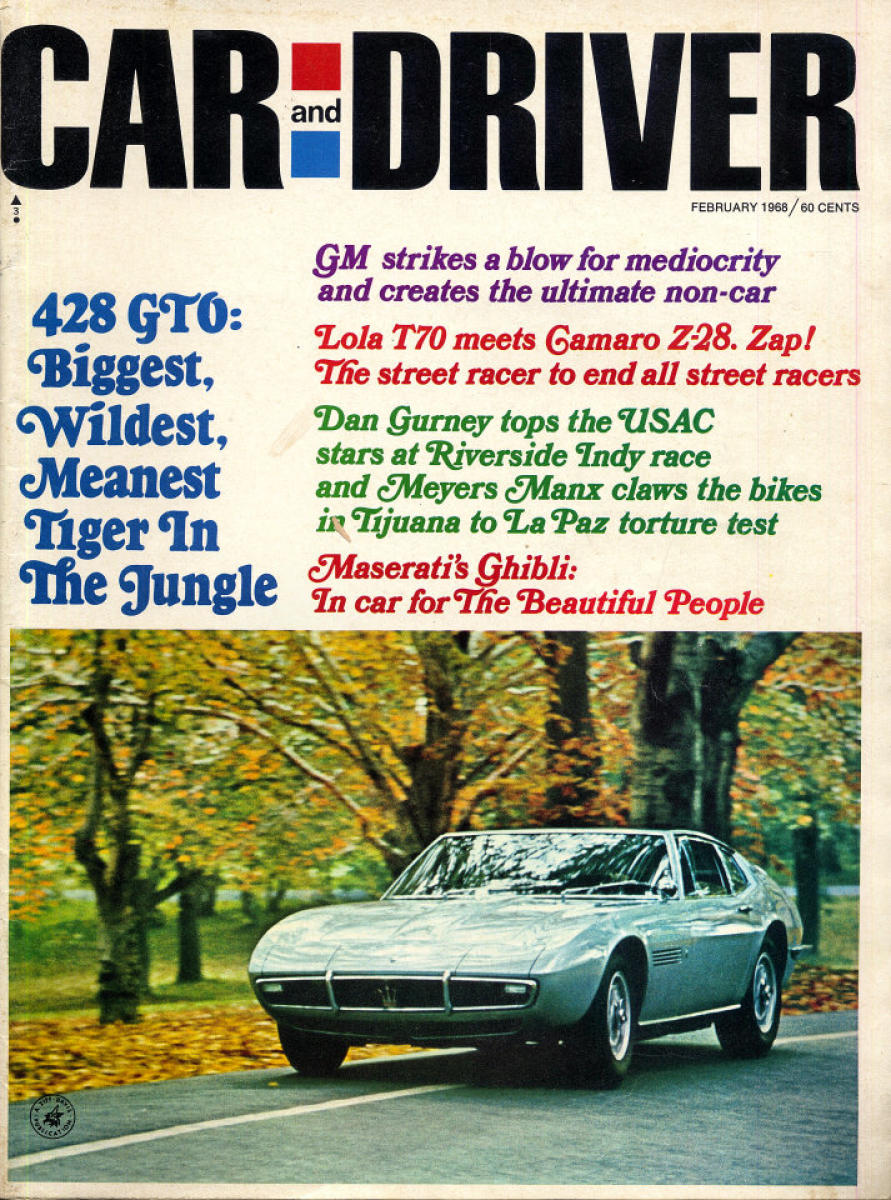Driver 67 Car and Driver | February 1968 at Wolfgang's