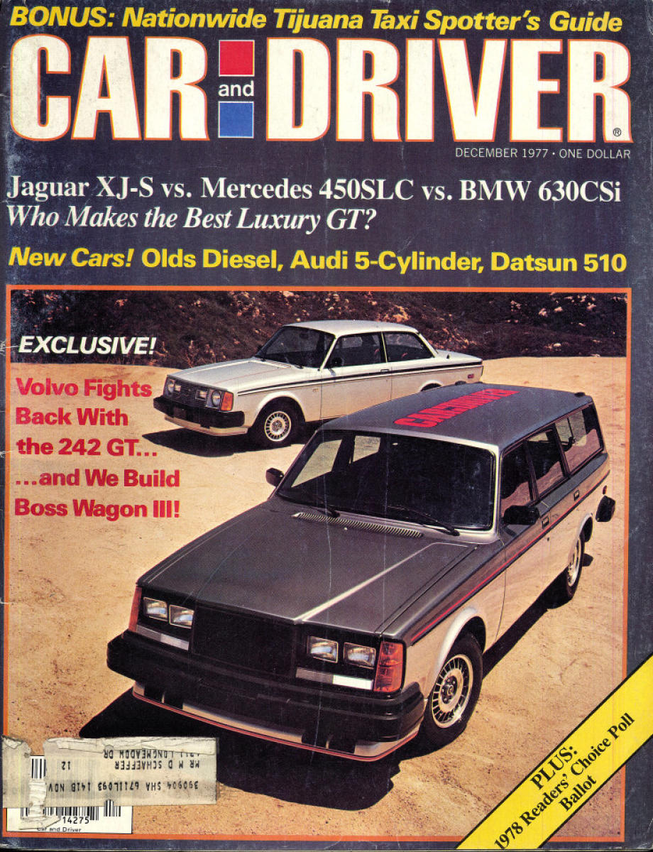 Driver 67 Car and Driver | December 1977 at Wolfgang's