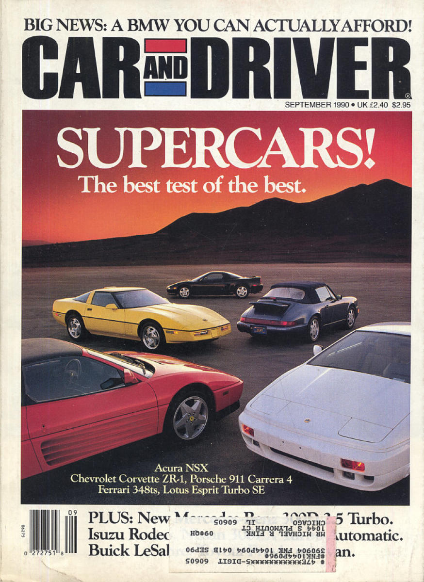 Magazine Car Graphic N°1990/9 - Premier Essai Du Chizet - Japonais
