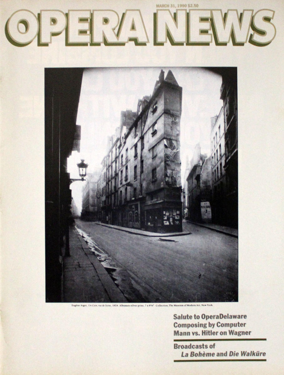 Opera News | March 31, 1990 at Wolfgang's
