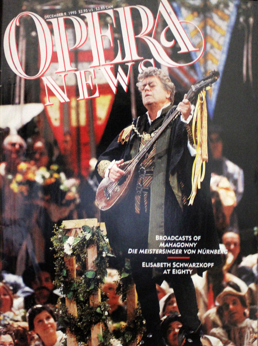 Opera News | December 9, 1995 at Wolfgang's