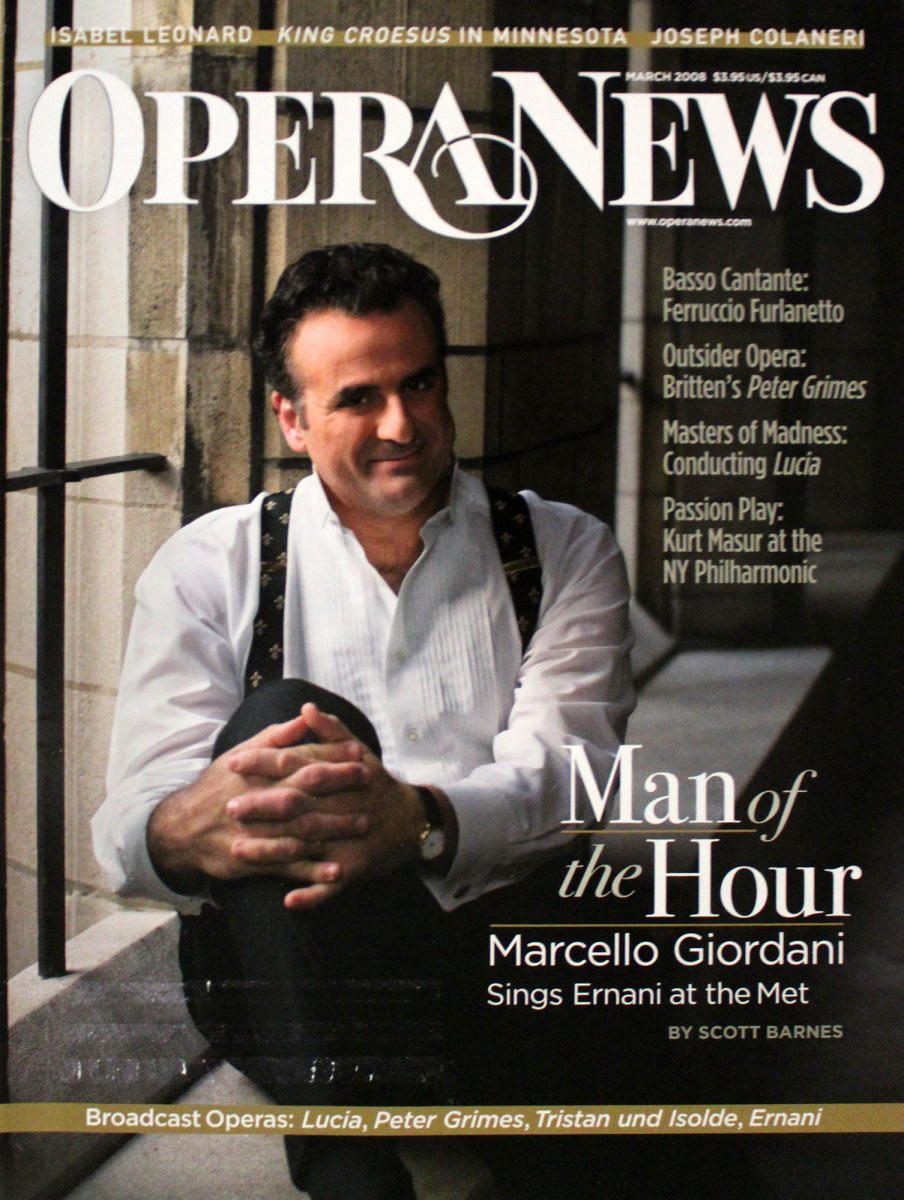Opera News | March 2008 at Wolfgang's