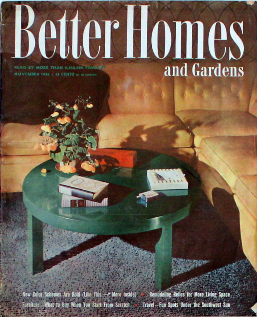 Better Homes And Gardens | November 1946 at Wolfgang's