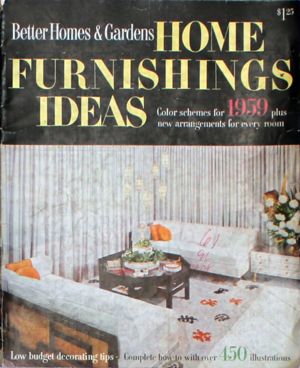 Better Homes And Gardens Home Furnishings Ideas | January 1959 at ...