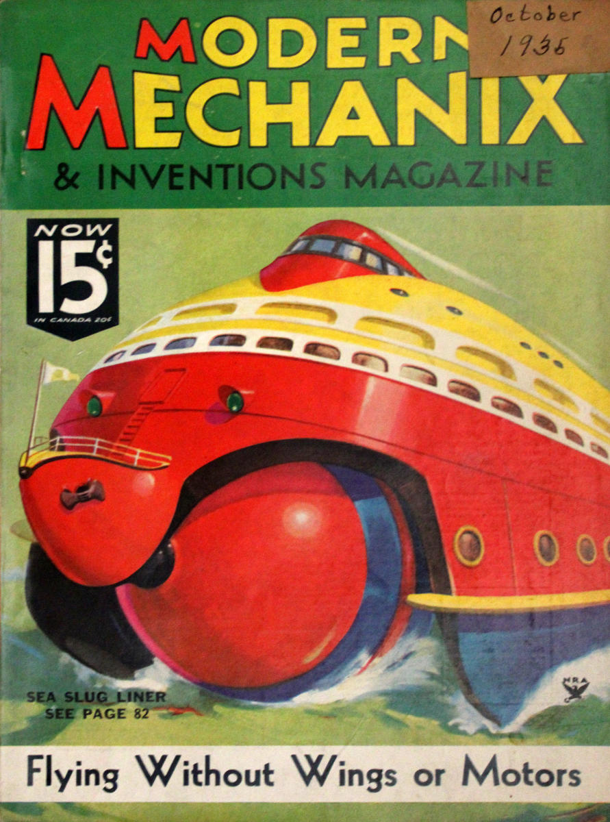 Manchester Inventions Modern Mechanix and Inventions | October 1935 at Wolfgang's