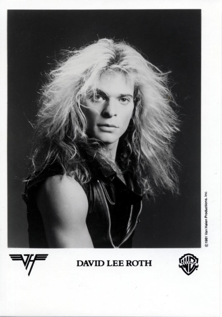 David Lee Roth Vintage Concert Photo Promo Print, 1981 at Wolfgang's